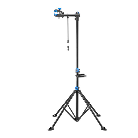 Bike Repair Stand, 29.9 kg Heavy-duty Bicycle Work Stand with 835-1440 mm Adjustable Height & Magnetic Tool Tray, Foldable Bicycle Maintenance Rack, Shop Home Mechanics for Mountain & Road Bike