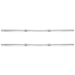 Linear Guide Rail Set, SBR20 1500mm, 2 PCS 59 in/1500 mm SBR20 Guide Rails and 4 PCS SBR20UU Slide Blocks, Linear Rails and Bearings Kit for Automated Machines DIY Project CNC Router Machines