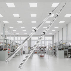 Linear Guide Rail Set, SBR20 2200mm, 2 PCS 86.6 in/2200 mm SBR20 Guide Rails and 4 PCS SBR20UU Slide Blocks, Linear Rails and Bearings Kit for Automated Machines DIY Project CNC Router Machines