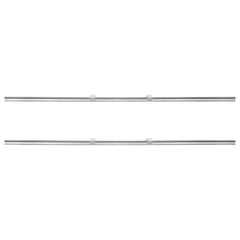 Linear Guide Rail Set, SBR20 2200mm, 2 PCS 86.6 in/2200 mm SBR20 Guide Rails and 4 PCS SBR20UU Slide Blocks, Linear Rails and Bearings Kit for Automated Machines DIY Project CNC Router Machines