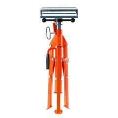 Roller Stand, Heavy Duty 1136 KG Load Capacity, 27.6"-52" Height Adjustable, 45# Steel Folding Roller Support Stand for Pipes, Wooden Boards