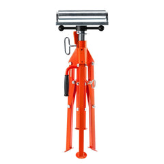 Roller Stand, Heavy Duty 1136 KG Load Capacity, 27.6"-52" Height Adjustable, 45# Steel Folding Roller Support Stand for Pipes, Wooden Boards