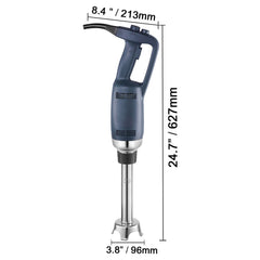 Commercial Immersion Blender 350W Heavy Duty Hand Mixer for Soup Sauces