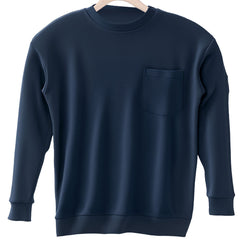 FR Shirts, Flame Resistant Long Sleeve Clothing Lightweight 7 oz Breathable Cotton, Men's Fire Retardant Work Shirt with Pre-shrink Treatment & Pocket, for Welders,Electricians,Navy Blue 2XL