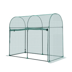 Crop Cage, 1.8 x 0.91 x 1.5 m Plant Protection Tent with Zippered Door, Wind-Resistant Tall Crop Cage, Easy to Install, Outdoor Raised Bed Cover with Frame, Plant Netting for Garden Patio Lawn
