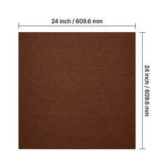 Carpet Tiles 610x610 mm, 20 PCS Peel and Stick Carpet Square Rug, Self Adhesive Commercial Floor Soft Padded for Seamless Cover 7.4㎡, Easy DIY Replacement for Living Room Office, Dark Brown