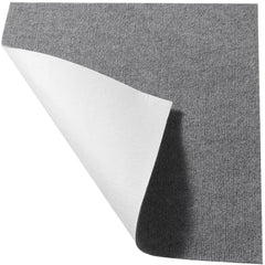 Carpet Tiles Peel and Stick, Squares Self Adhesive Carpet Floor Tile, Soft Padded Carpet Tiles, Easy Install DIY for Bedroom Living Room Indoor Outdoor (9Tiles, Light Gray)