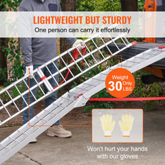 Aluminum Ramp 1500 LBS Foldable Loading Ramps for Pickup Trucks Bed 2 PCS