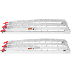 Aluminum Ramp 1500 LBS Foldable Loading Ramps for Pickup Trucks Bed 2 PCS