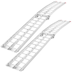 Aluminum Ramp 1500 LBS Foldable Loading Ramps for Pickup Trucks Bed 2 PCS