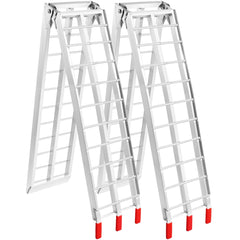 Aluminum Ramp 1500 LBS Foldable Loading Ramps for Pickup Trucks Bed 2 PCS