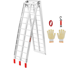 Aluminum Ramp 750 LBS Foldable Loading Ramps for Pickup Trucks Bed 1 Piece