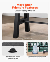 140 cm Foosball Soccer Game Table Standard Size Foosball Table for Home