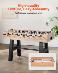 140 cm Foosball Soccer Game Table Standard Size Foosball Table for Home