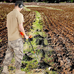 Metal Detector for Adults & Kids, 8", Professional Adjustable Higher Accuracy Gold Detector, IP68 Waterproof Coil with LCD Display Advanced DSP Chip, for Detecting Gold Coin Treasure Hunting