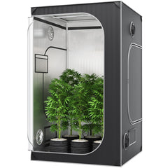 Grow Tent 48 x 48 x 80 in Indoor Growing Tent Hydroponic Window Door Tray