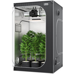 Grow Tent 48 x 48 x 80 in Indoor Growing Tent Hydroponic Window Door Tray
