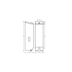 Triple Toilet Roll Dispenser - Silver