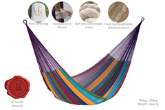 Colorina Cotton Mexican Hammock – Queen Size