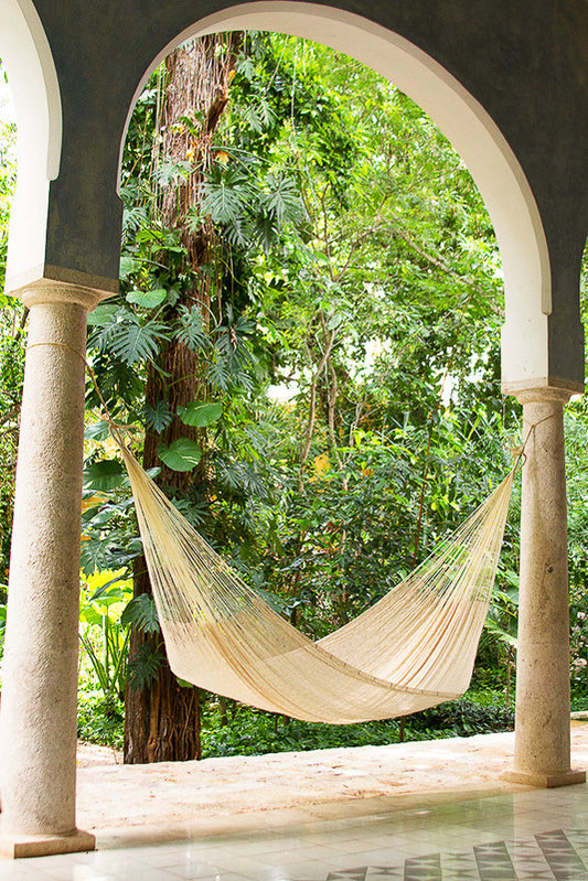 Cotton Mexican Hammock – Natural– Queen Size