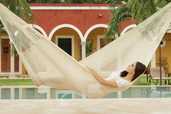 Cotton Mexican Hammock – Natural– Queen Size