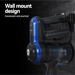 Devanti Stick Vacuum Cleaner Brushless Cordless 250W Blue