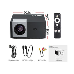 Devanti Video Project 4K 1080P Official Google TV 5G Wifi Home Cinema