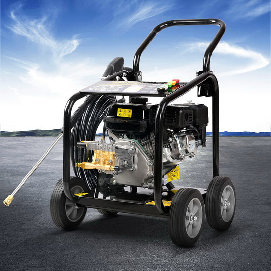Giantz Petrol High Pressure Cleaner Washer 20M Hose Gurney