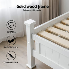 Artiss King Single Bed Frame and Bedside Table