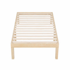 Artiss Bed Frame Single Size Wooden Base Mattress Platform Timber Pine BRUNO