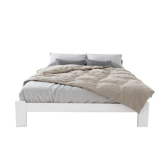 Artiss Bed Frame Queen Size Wooden White JADE