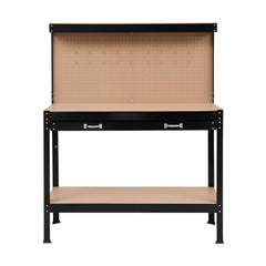 Giantz Workbench with Pegboard and Ultra-Wide 120cm Work Table for Garage DIY, 20 Hooks
