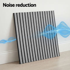 Artiss 10PCS Peel and Stick Wall Panels Tiles 68X68CM Self Adhesive for Home Office Studio Grey