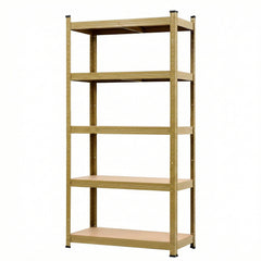 Giantz Garage Shelving 1.6X0.8m Warehouse Shelves Storage Rack Pallet Racking Yellow
