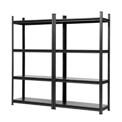 Giantz Garage Shelving 1.8X1.8m Warehouse Rack Storage Shelves Workshop Racks Steel