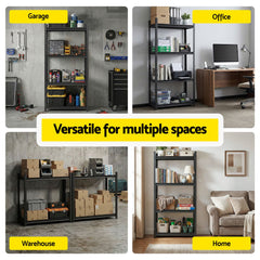 Giantz Garage Shelving 1.8X1.8m Warehouse Rack Storage Shelves Workshop Racks Steel