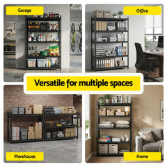 Giantz Garage Shelving 1.8X1.2m Warehouse Rack Storage Shelves Workshop Racks Steel