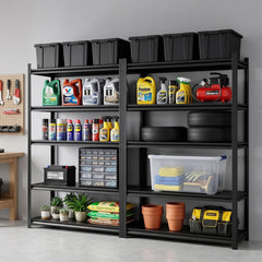 Giantz Garage Shelving 2.4X1.8m Warehouse Rack Storage Shelves Workshop Racks Steel