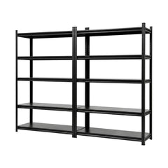 Giantz Garage Shelving 2.4X1.8m Warehouse Rack Storage Shelves Workshop Racks Steel