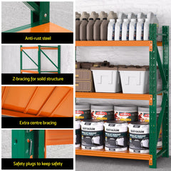 Giantz 1.2Mx1.5M Garage Shelving Warehouse Rack
