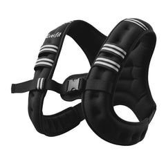 Everfit 5kg Weighted Vest Men Women, Reflective Running Vest with Armband Pouch