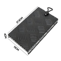 Truma Cowl Cover Black Universal Powder-Coated Aluminum External Flue Vent Spraying Console Replacement Part Fits Truma Water Heater 27x15x4cm