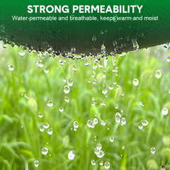 Weed Barrier Fabric 100m x 1m Heavy Duty Highly Permeable Gardening Woven Ground Cover with 120 Ground Nails for Weeds Control Pathways Landscaping Farming