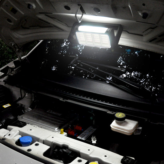 Magnetic Led Work Light Portable Led Lantern 8000mAh Rechargeable Outdoor 360 Rotating Emergency Light with 320 Led Lights for Camping Car Repair Job Site