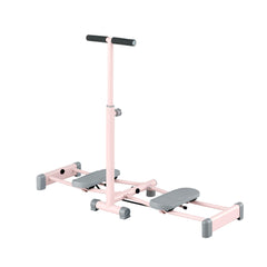 Everfit Foldable Ski Exercise Machine Leg Thigh Trainer Home Fitness Cardio Pink