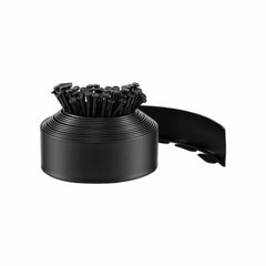 Green Fingers Garden Edging 33ft 30pcs Flexible Garden Border Plastic Lawn Edging Black