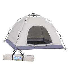 Weisshorn Camping Tent Instant Tent Pop up 2 Person Outdoor Hiking Tents Hiking Beige