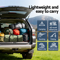 Weisshorn Camping Tent Car SUV Rear Hatchback Tents Canopy Portable Outdoor Family green