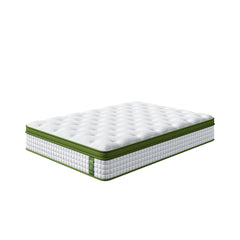 BedStory Double Mattress 30cm Medium Firm Hybrid Mattress for Pressure Relief Motion Isolation