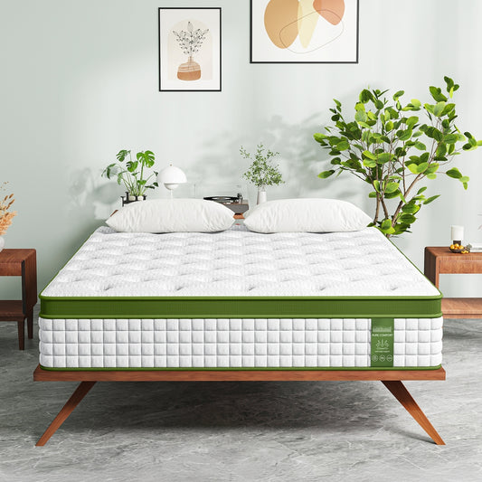 BedStory King Single 30cm Hybrid Mattress Cooling Gel Memory Foam 5 Zone Pocket Spring Bed Temperature Regulating